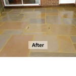 Patio After - Indian Sandstone Patio